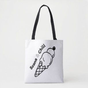 Bolso De Tela Scone & Chill - Diseño de vibraciones de verano lú