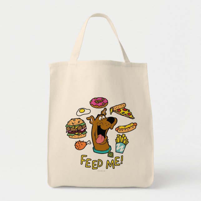 Bolso De Tela ¡Scooby-Doo Alimentarme! (Frente)
