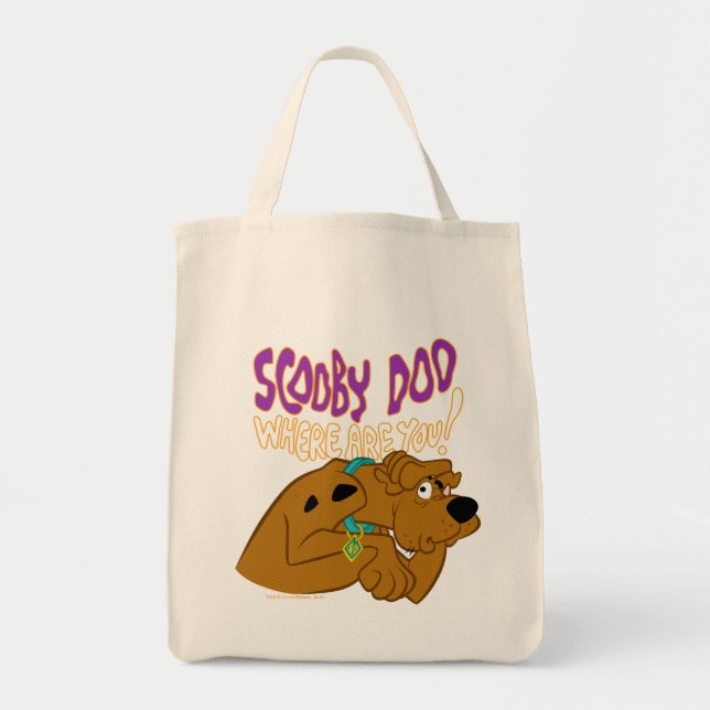 Bolso De Tela Scooby-Doo asustado (Frente)