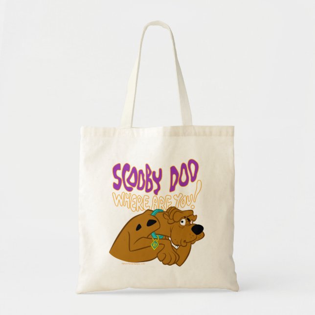 Bolso De Tela Scooby-Doo asustado (Frente)