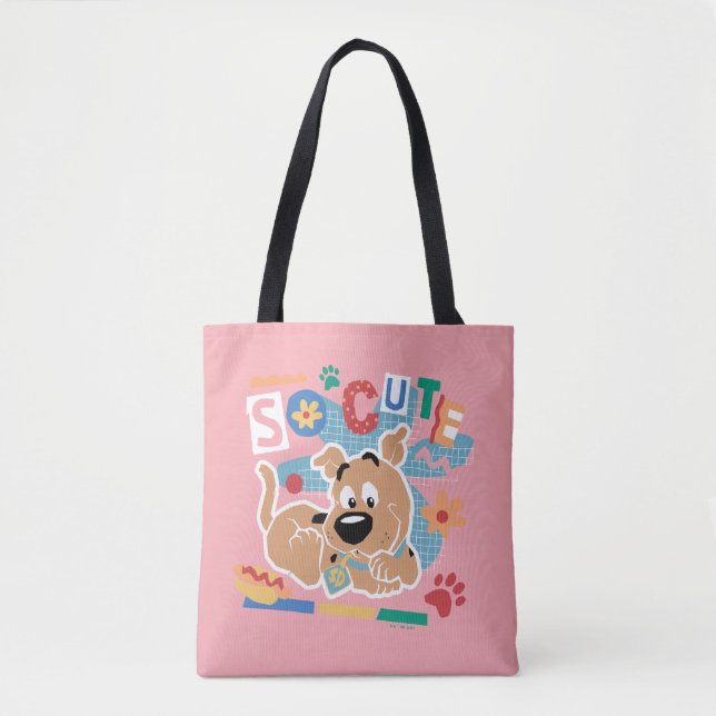 Bolso De Tela Scooby-Doo | Baby Scooby-Doo So Cute (Anverso)