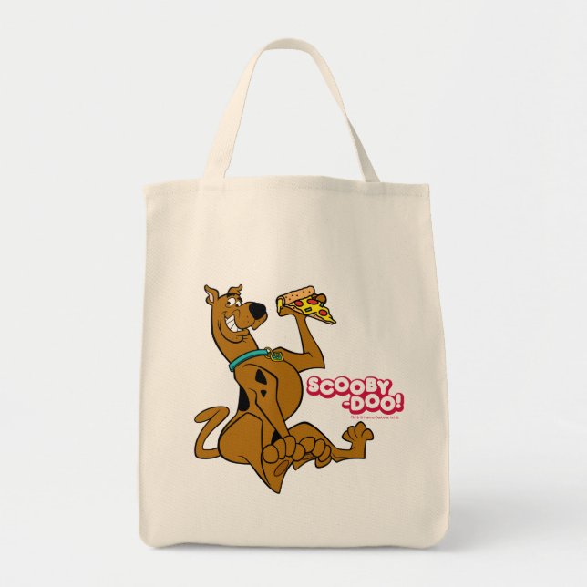 Bolso De Tela Scooby-Doo Con Pizza Slice (Frente)