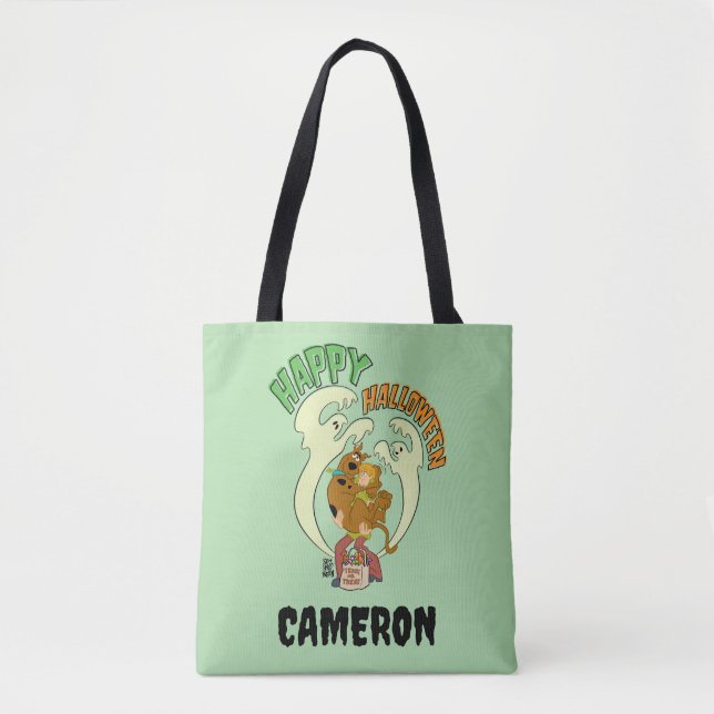 Bolso De Tela Scooby-Doo | Feliz Halloween (Anverso)