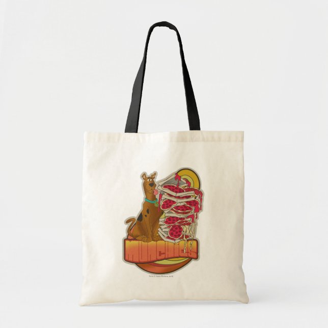 Bolso De Tela Scooby-Doo | Foto de Pizza "Munchies" Gráfico (Frente)