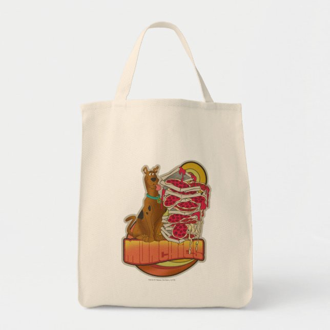 Bolso De Tela Scooby-Doo | Foto de Pizza "Munchies" Gráfico (Frente)