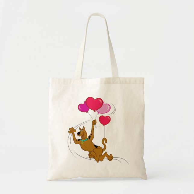 Bolso De Tela Scooby Doo - Globos cardíacos (Frente)