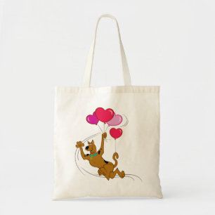Bolso De Tela Scooby Doo - globos del corazón