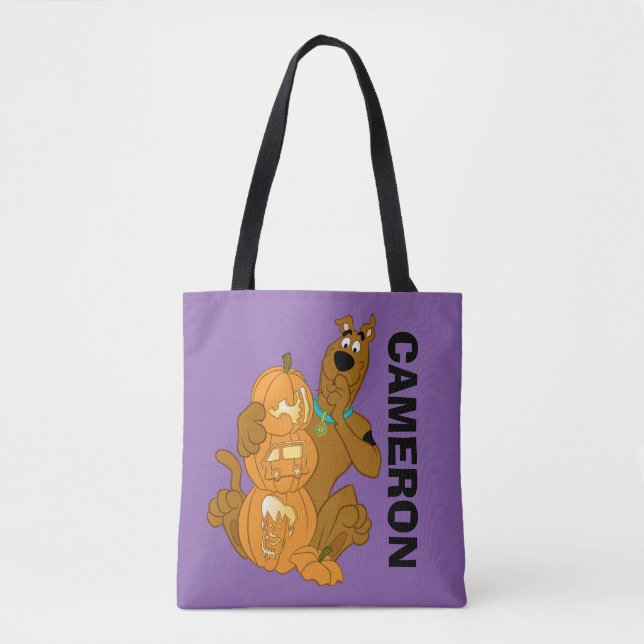 Bolso De Tela Scooby-Doo | Jack-O-Lantern de Halloween (Anverso)