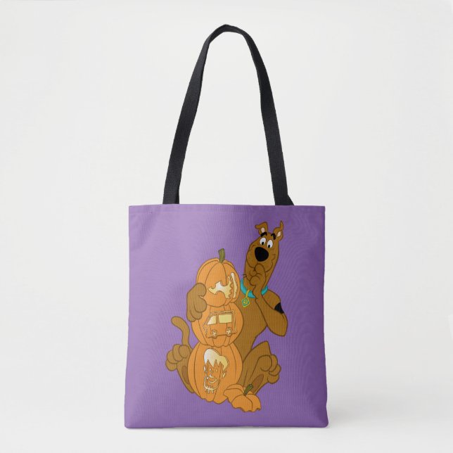 Bolso De Tela Scooby-Doo | Jack-O-Lantern de Halloween (Anverso)