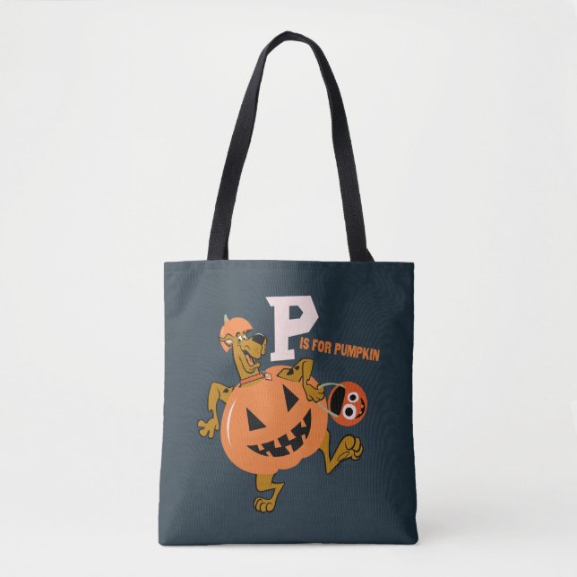 Bolso De Tela Scooby-Doo | P es para Calabaza (Anverso)
