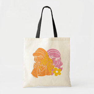 Bolso De Tela Scooby-Doo Retrato de flores de Daphne