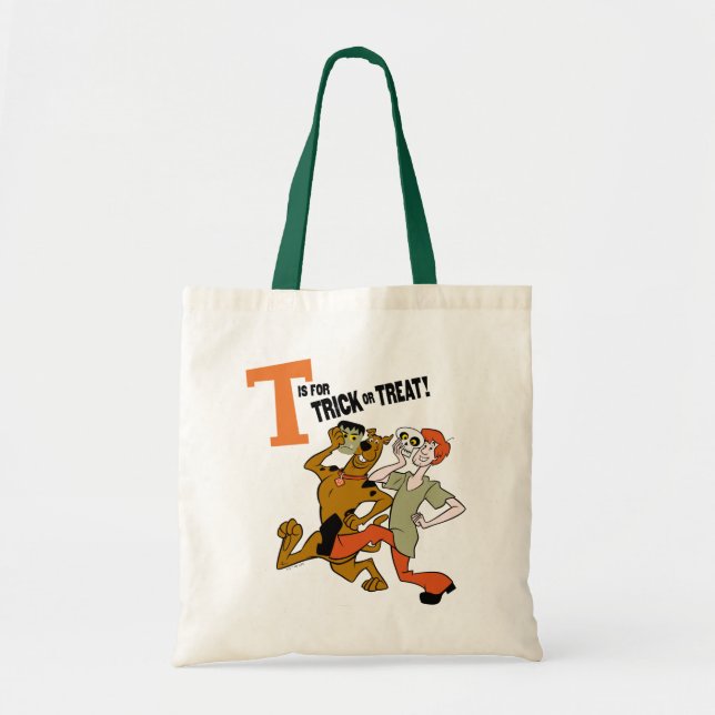Bolso De Tela Scooby-Doo | T es para Truco o Tratamiento (Frente)
