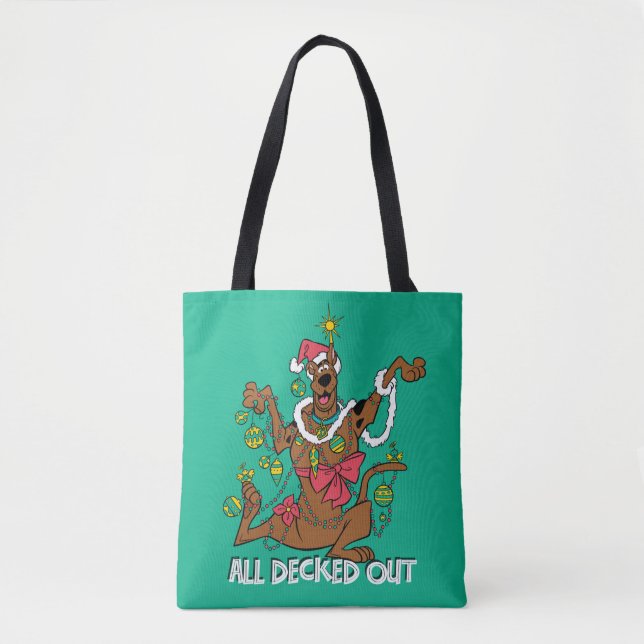 Bolso De Tela Scooby-Doo Todos Decorados (Anverso)