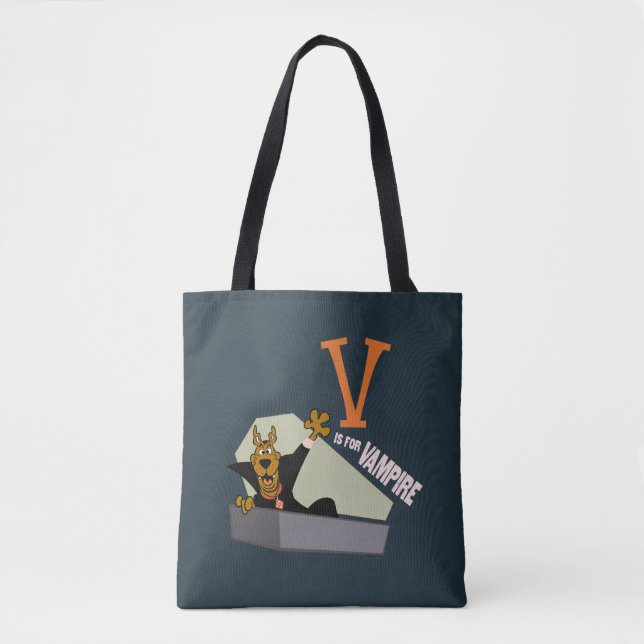 Bolso De Tela Scooby-Doo | V es para Vampiro (Anverso)