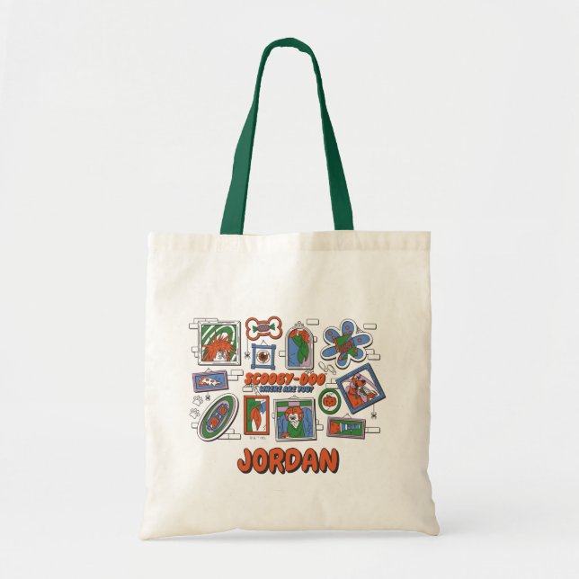 Bolso De Tela Scooby-Doo Wall of Halloween Picture Frames (Frente)