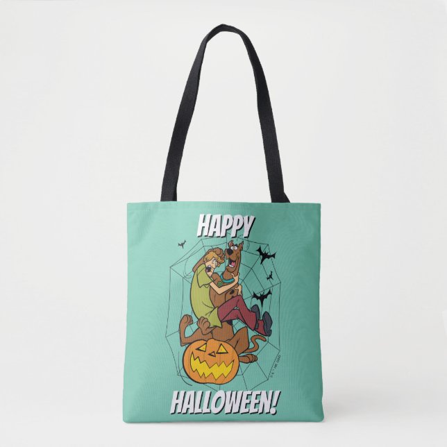 Bolso De Tela Scooby-Doo y Shaggy Halloween Fright (Anverso)
