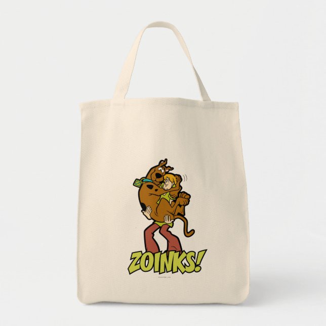 Bolso De Tela Scooby-Doo y Shaggy Zoinks! (Frente)
