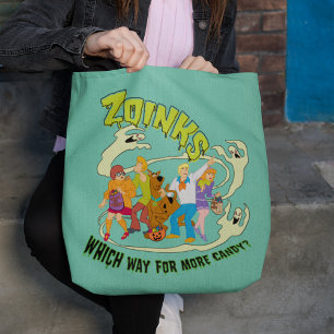 Bolso De Tela Scooby-Doo   Zoinks ¿Qué camino para más dulces?
