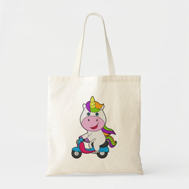 Bolso De Tela Scooter de Unicorn (Frente)