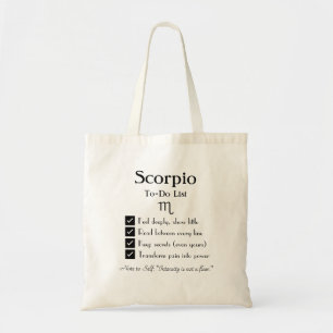 Bolso De Tela Scorpio - Lista de tareas pendientes