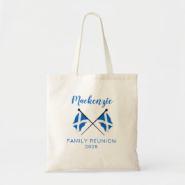 Bolso De Tela Scotland Flags Family Reunion 