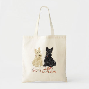 Bolso De Tela Scotties Trigos y Negros Día de la Madre