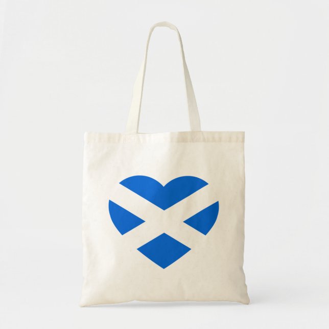 Bolso De Tela Scottish Heartflag btcn (Frente)