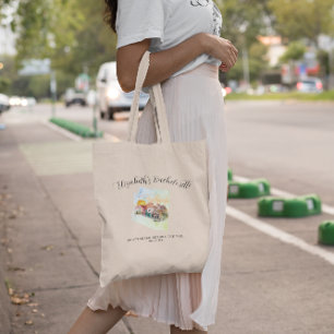 Bolso De Tela Scottsdale AZ Despedida de soltera con monograma