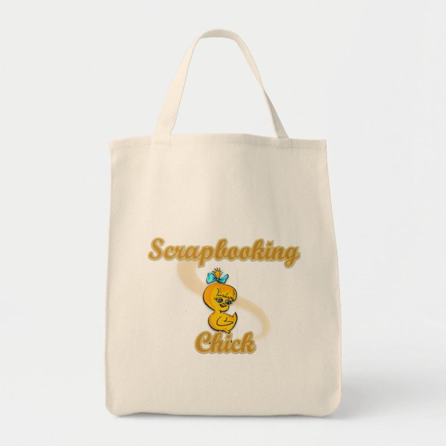 Bolso De Tela Scrapbooking Chick (Frente)