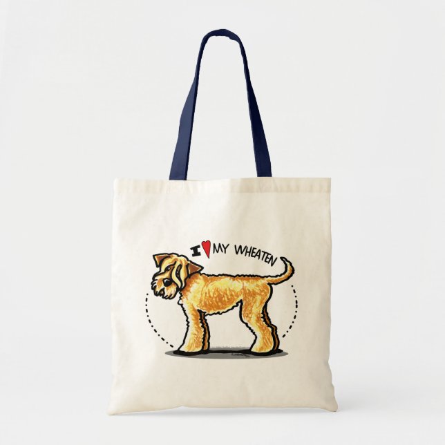 Bolso De Tela SCWT Wheaten Terrier Lover (Frente)