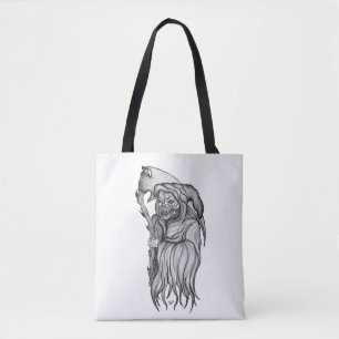 Bolso De Tela Scythe man - The Death, Grim Reaper