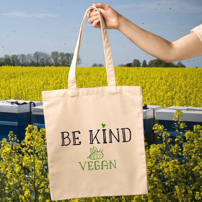 Bolso De Tela Sé Amable Con Vegan (Subido por el creador)