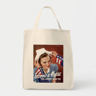 Bolso De Tela Se convierte una enfermera