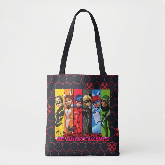 Bolso De Tela Sé fuerte, sé valiente, sé milagroso (Anverso)