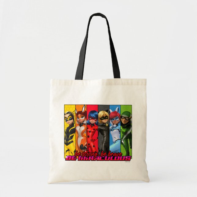 Bolso De Tela Sé fuerte, sé valiente, sé milagroso (Frente)