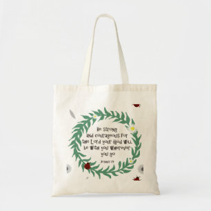 Bolso De Tela Sé Fuerte Y Valiente