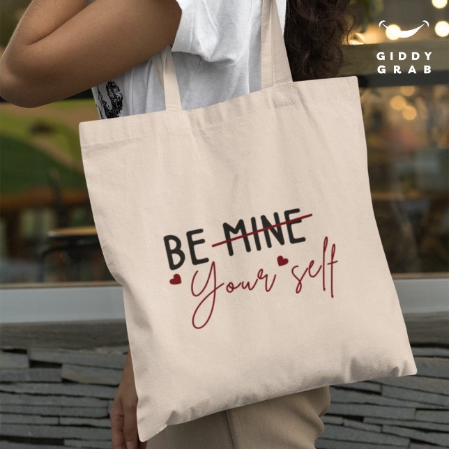 Bolso De Tela Sé Inspirador Cita Valentine Natural (Subido por el creador)