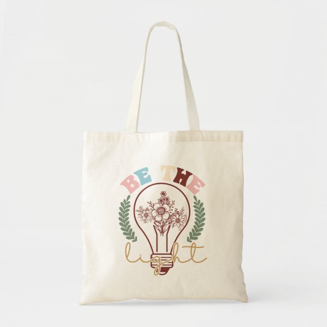 Bolso De Tela Sé la luz (Frente)