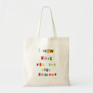 Bolso De Tela Sé Lo Que Hiciste El Verano Pasado