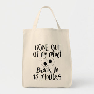 Bolso De Tela "Se Me Fue De La Mente"