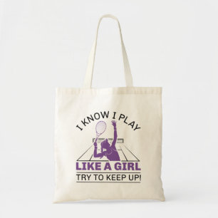 Bolso De Tela Sé Que Juego Como Un Chica