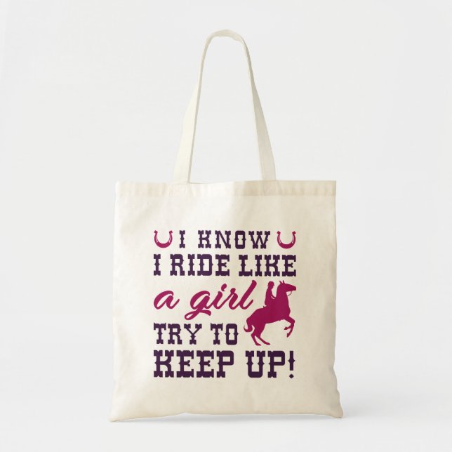Bolso De Tela Sé Que Viajo Como Un Chica Tratando De Mantenerme  (Frente)