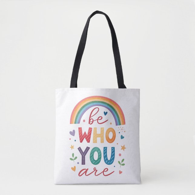 Bolso De Tela Sé quien eres (Anverso)