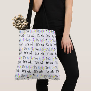 Bolso De Tela Sé tonto, está bien