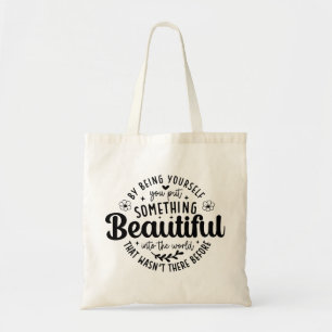 Bolso De Tela Sé Tú Algo Hermoso Cita