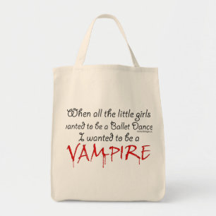 Bolso De Tela Sé un vampiro