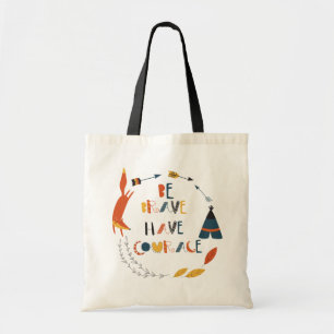Bolso De Tela Sé valiente tienes valor Fox