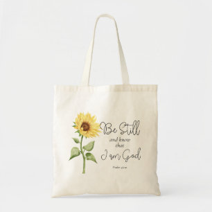 Bolso De Tela Sé y sé que soy Dios Girasol