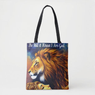 Bolso De Tela Sé y sé que soy el Tote de Dios.