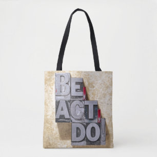 Bolso De Tela Sea, actúe, hacen